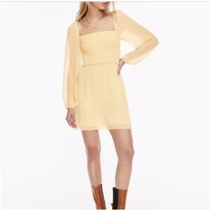 NWT Aritzia Wilfred Villa Mini Dress in Wheat Size 2